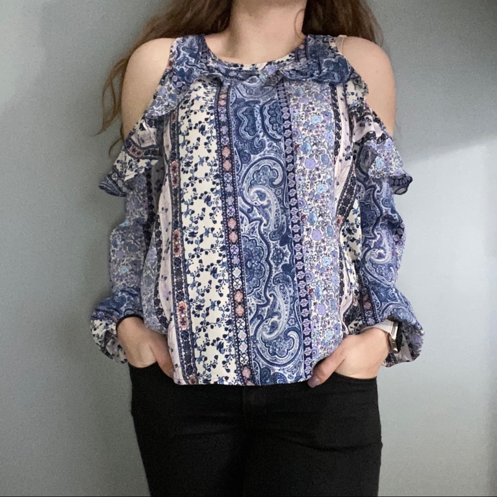 Flower Patterned Blouse